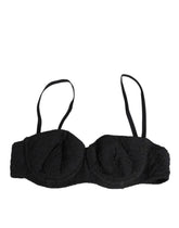 Dolce & Gabbana Black Polyester Embroidered Underwire Bra Underwear - IT2 | S - Bras