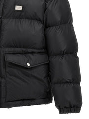 Dolce & Gabbana Black Polyester Jacket - IT52 | XL