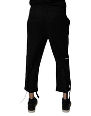 Dolce & Gabbana Black Polyester Men Cropped Pants - IT44 | XS - Trousers