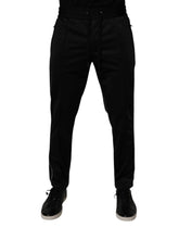 Dolce & Gabbana Black Polyester Men Jogger Sweatpants Pants - IT48 | M - Joggers