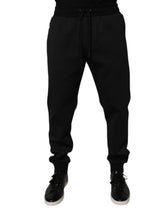 Dolce & Gabbana Black Polyester Men Jogger Sweatpants Pants - Joggers