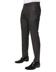 Dolce & Gabbana Black Polyester Mid Waist Dress Trouser Pants - IT48 | M - Trousers