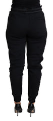 Dolce & Gabbana Black Polyester Neoprene Jogger Trouser Pants - IT40|S - Joggers