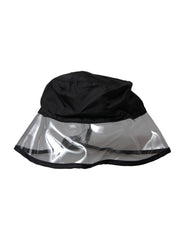 Dolce & Gabbana Black Polyester Plastic Bucket Hat Men - 59 cm|L - Bucket Hats