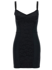 Dolce & Gabbana Black Polyester Short Dress