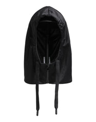 Dolce & Gabbana Black Polyester Whole Head Wrap Hat - 57 cm|S - Headdresses