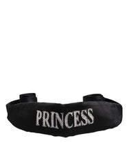 Dolce & Gabbana Black Princess Fantasy Braided Waist Belt - IT40|S - Belts