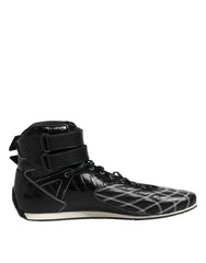 Dolce & Gabbana Black Quilted Leather Lace Up Sneakers Shoes - EU44/US11 - Sneakers