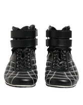 Dolce & Gabbana Black Quilted Leather Lace Up Sneakers Shoes - EU44/US11
