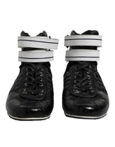 Dolce & Gabbana Black Quilted Leather Lace Up Sneakers Shoes - EU44/US11