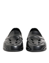 Dolce & Gabbana Black Rubber Slides Low Top Sneakers Shoes - EU44/US11