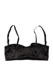 Dolce & Gabbana Black Semi-Pad Underwire Balconette Bra Underwear - IT2 | S