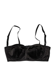 Dolce & Gabbana Black Semi-Pad Underwire Balconette Bra Underwear - IT2 | S