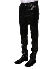 Dolce & Gabbana Black Sequined Embellishment Pants - IT44 | XS - Trousers