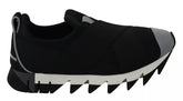 Dolce & Gabbana Black Shark Neoprene Stretch Sneakers Shoes - EU36/US5.5 - Sneakers