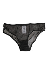 Dolce & Gabbana Black Sheer Mesh Lace Bikini Briefs Underwear - IT2 | S - Bikinis