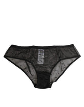 Dolce & Gabbana Black Sheer Mesh Lace Polka Dot Logo Underwear - IT2 | S - Briefs