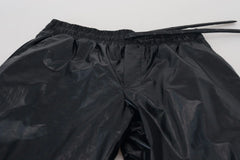 Dolce & Gabbana Black Shining Drawstring Trouser Nylon Pants - IT48 | M - Trousers