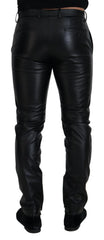 Dolce & Gabbana Black Shiny Stretch Skinny Pants - IT46 | S - Trousers