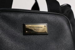 Dolce & Gabbana Black Shoulder Strap Pet Carry Logo Plaque Bag - Soft-Sided Carriers