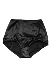 Dolce & Gabbana Black Silk Blend High Waist Girdle Panty Underwear - IT2 | S