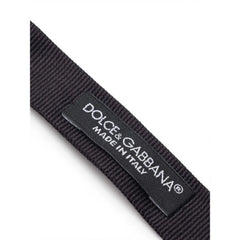 Dolce & Gabbana Black Silk Bowty - One Size - Neckties