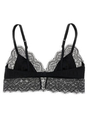 Dolce & Gabbana Black Silk Bra