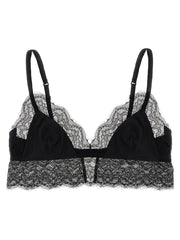 Dolce & Gabbana Black Silk Bra