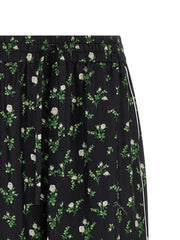 Dolce & Gabbana Black Silk Casual Pants