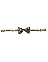 Dolce & Gabbana Black Silk Cocktail Adjustable Neck Men Bow Tie - Neckties