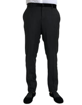 Dolce & Gabbana Black Silk Men Skinny Dress Pants - IT54 | XL - Trousers