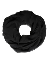 Dolce & Gabbana Black Silk Neck Wrap Shawl Stole 167cm x 126cm Scarf