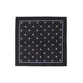 Dolce & Gabbana Black Silk Pocket Square - Handkerchiefs