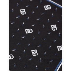Dolce & Gabbana Black Silk Pocket Square - Handkerchiefs