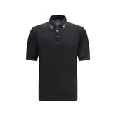 Dolce & Gabbana Black Silk Polo Shirt - IT46 | S