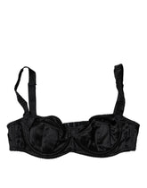 Dolce & Gabbana Black Silk Stretch Balconette Brassiere Underwear - IT2 | S
