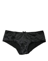 Dolce & Gabbana Black Silk Stretch Mid Waist Brief Panty Underwear - IT2 | S