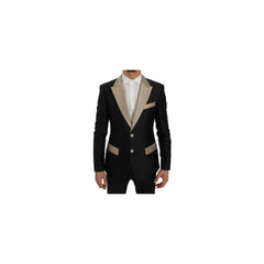 Dolce & Gabbana Black Silk Two-Piece Suit - IT44 | S