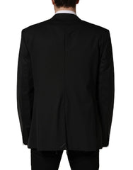 Dolce & Gabbana Schwarzes Einreihiger Sakko mit 2 Knopfleiste - IT60 | 3XL
