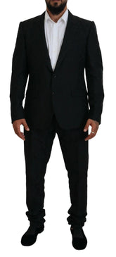 Dolce & Gabbana Black Single Breasted 2 Piece MARTINI Suit - IT56 | XL - Pant Suits