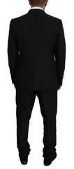 Dolce & Gabbana Black Single Breasted 2 Piece MARTINI Suit - IT56 | XL - Pant Suits