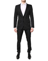 Dolce & Gabbana Black Single Breasted Formal 2 Piece Suit - IT46 | S - Pant Suits