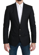 Dolce & Gabbana Black Single Breasted Formal Wool Blazer - IT46 | S - Sport Jackets