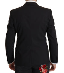 Dolce & Gabbana Black Single Breasted Jacket MARTINI Blazer - IT50 | L - Sport Jackets