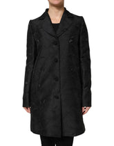 Dolce & Gabbana Black Single Breasted Trench Coat Jacket - Trench Coats