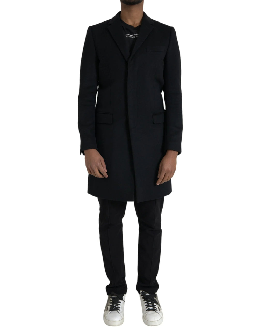 Dolce & Gabbana Black Single Breasted Trench Coat Jacket - IT46 | S - Trench Coats