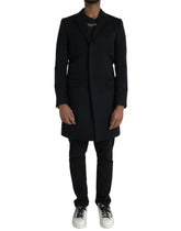 Dolce & Gabbana Black Single Breasted Trench Coat Jacket - IT46 | S - Trench Coats