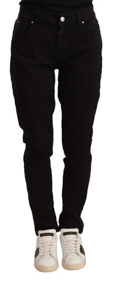 Dolce & Gabbana Black Skinny Slim Denim Cotton Stretch Jeans - IT44|L - Jeans