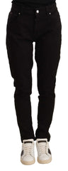 Dolce & Gabbana Black Skinny Slim Denim Cotton Stretch Jeans - IT44|L - Jeans