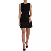 Dolce & Gabbana Black Sleeveless Bodycon A-line Mini Dress - IT40|S - Dresses
